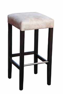 Drvena barska stolica bez naslona - barska hoklica